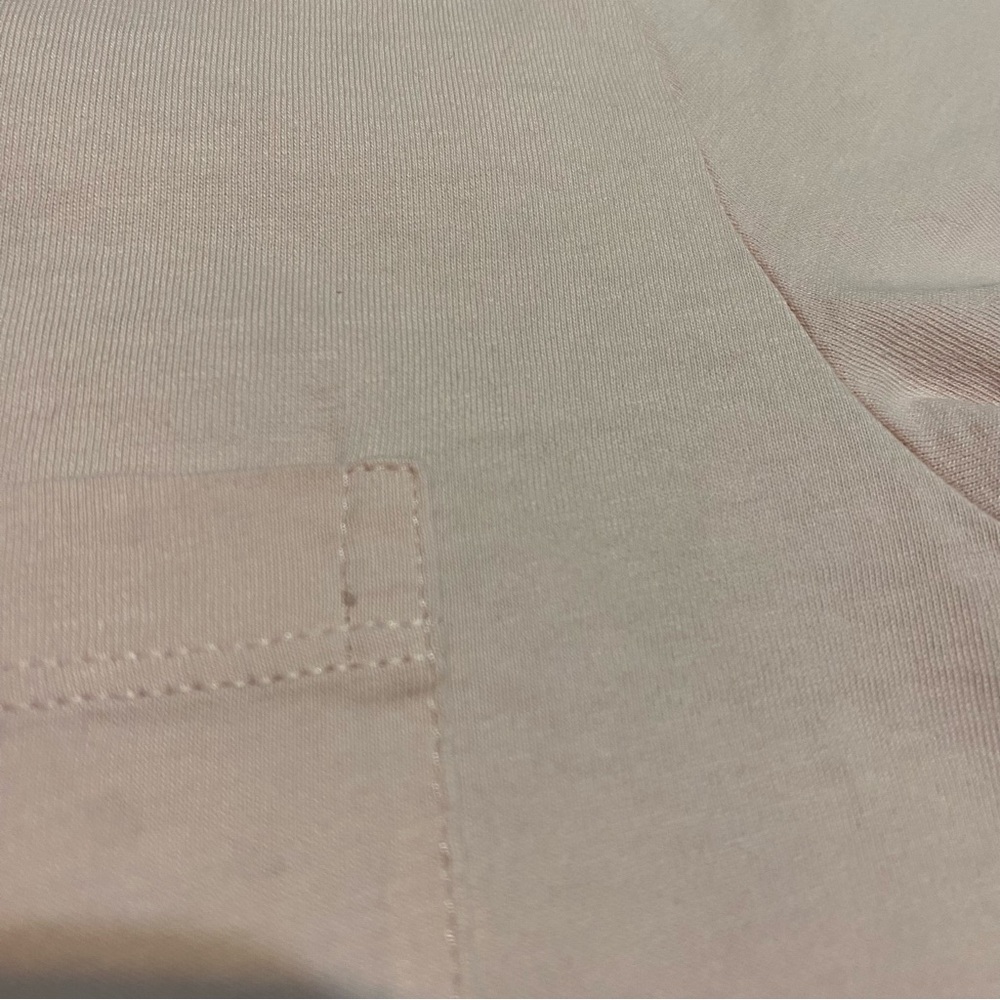 {Everlane} The Box-Cut Tee in Essential Cotton | Light Peach ~ Size Medium - Picture 15 of 15